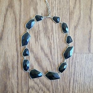 Black stone necklace